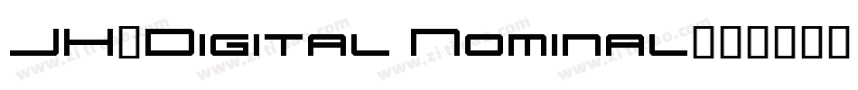 JH_Digital Nominal字体转换